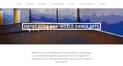 Desktop Screenshot of hayatyogadance.com