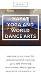 Mobile Screenshot of hayatyogadance.com